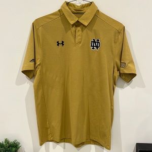 COPY - Gold Notre Dame Mens Polo